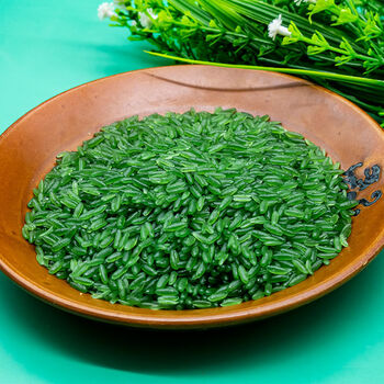 绿色长粒米宝宝粥米彩色花糯米饭包粽子粗粮杂粮竹香米 紫薯米【5斤】