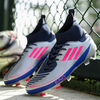 wejiess 高帮足球鞋男长钉fg钉成人中小学生校园体育足球比赛球鞋真