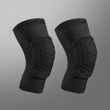 足球护膝护板 护膝篮球半月板 护膝运动半月板篮球蜂窝防撞护膝半月板