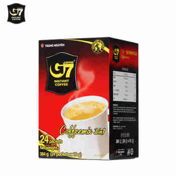 中原G7三合一速溶咖啡384g（新老包装交替发货）越南进口