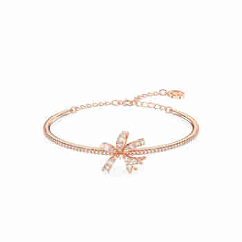 施华洛世奇（SWAROVSKI）【品牌直供】蝴蝶结造型手镯 女士手链生日礼物 5647565