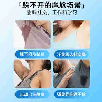 Axhidrox格隆溴i铵德国进口止汗露乳膏狐臭腋臭根部除臭腋下止汗男女专用清爽不粘腻官方旗舰 止汗软膏50g【多汗症  狐臭治疗】99%人选择