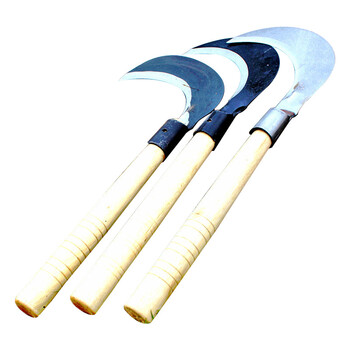 卡质kazhi 厨房小工具 5把装 农用除草工具锰钢镰刀 割草刀农具割草