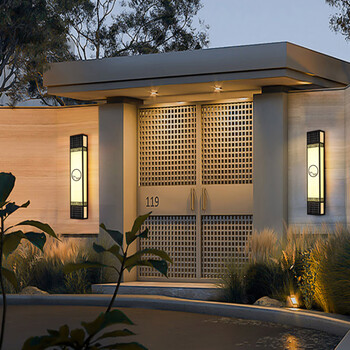 御尚登 太阳能新中式户外壁灯防水外墙壁灯庭院灯入户门厅灯别墅大门