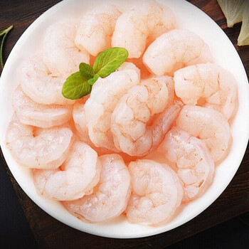 桃李村  生鲜红虾仁新鲜大虾仁 鲜冻白虾仁青虾仁 新鲜虾仁 4斤装