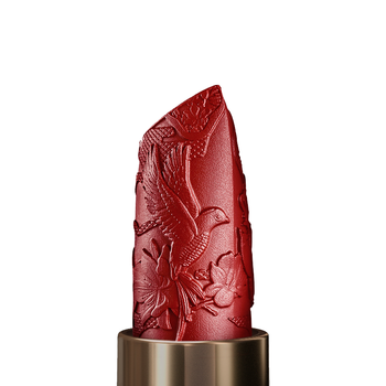 花西子雕花口红/浮雕唇膏女半哑光烂番茄色情人节礼物生日结婚送女友