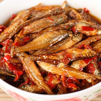 三知情香辣鱼仔 280克*1瓶 湖南特产 下饭菜下酒