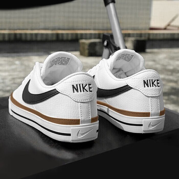 耐克（NIKE）男鞋2024秋新款COURT LEGACY透气轻便运动鞋子低帮休闲板鞋DH3162 DH3162-100 /皮面/白色 42.5