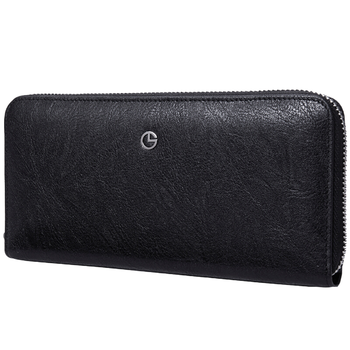 金利来(goldlion)手拿包男式大容量牛皮手包商务休闲信封包男款拉链手