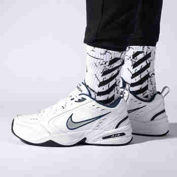 耐克（NIKE）男鞋2024冬款AIR MONARCH IV运动休闲鞋复古全掌老爹跑步鞋415445 AV6676-100 冬款加薄绒 39