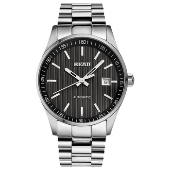 锐力(read)手表 皇家骑士系列全自动机械男表黑钢r800.