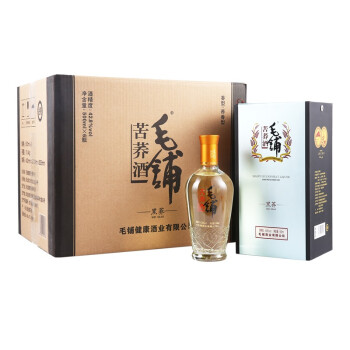 勁牌 毛鋪苦蕎酒 黑蕎 42.8度 500ml*6瓶 整箱裝(新老包裝隨機發貨)