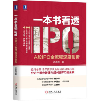 一本书看透IPO：A股IPO全流程深度剖析