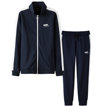 森马(semir) 套装男 2018秋季新款男士潮流印花运动服运动裤套装男两