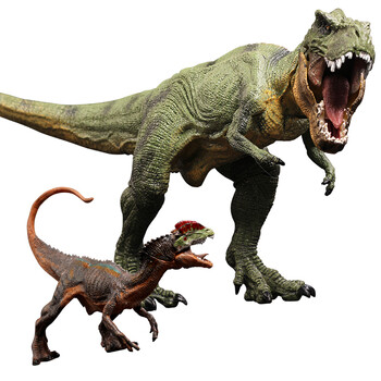 壹盒惊喜 行走霸王龙 双冠龙 创意圣诞节儿童益智类科教玩具侏罗纪