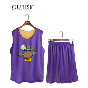 欧蓖丝 nba乔丹篮球衣服定制套装男运动训练服