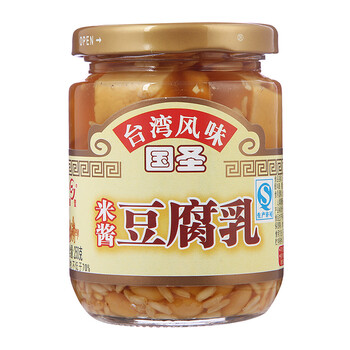 【京东超市】国圣 台湾米酱腐乳250g