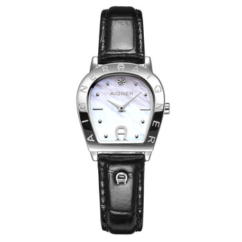 aigner(艾格纳)石英手表时尚个性二针皮带女士腕表a32253