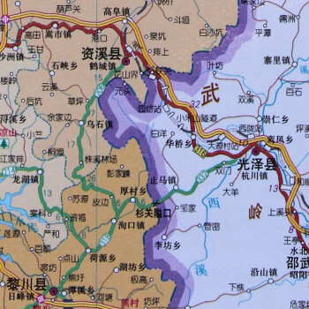 江西省地图挂图 约1.1*0.8m挂绳挂图 防水防潮 全省政区交通