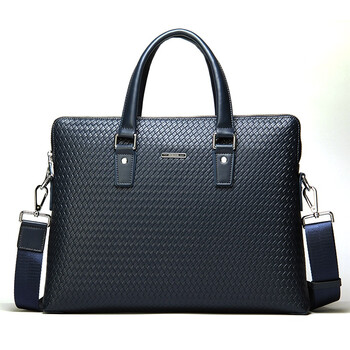 赫登尔(herder)男士商务公文包 商务休闲时尚手提斜挎男包 hd8-3蓝色