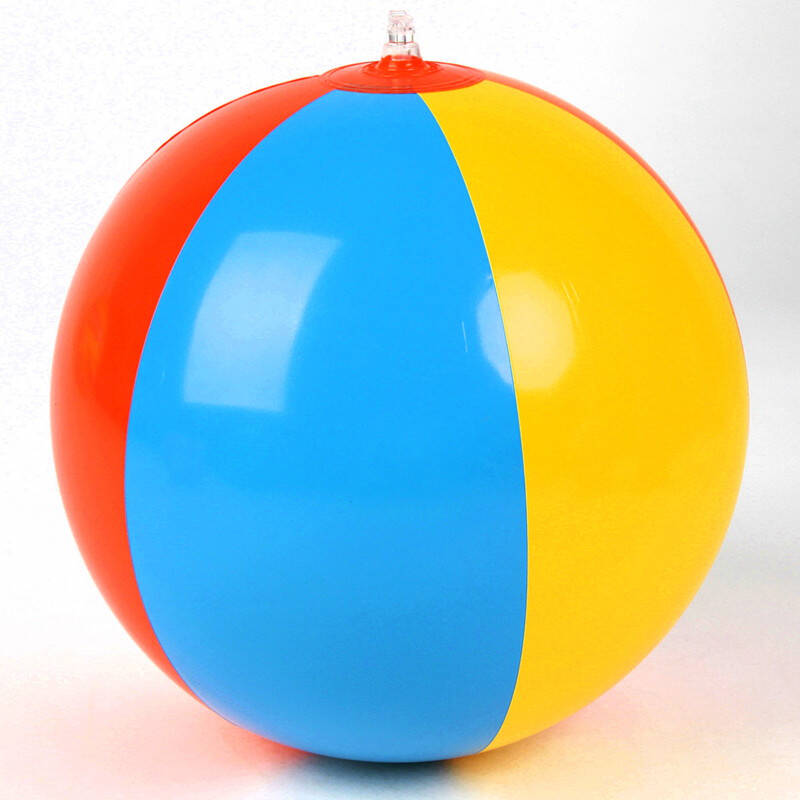 夏季游泳洗澡玩具 充气玩具 彩色水球 戏水球 六色 全场包邮