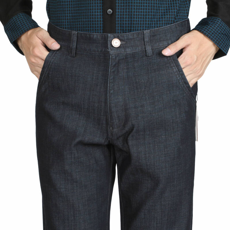 三利正品 13秋冬新款男长裤子 立体剪裁 男士牛仔裤 潮男裤88209 4号