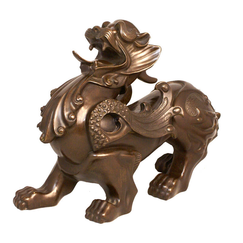 纯铜工艺礼品摆件 辟邪瑞兽 家居摆件/商务摆件 寓意:镇宅辟邪,吉祥