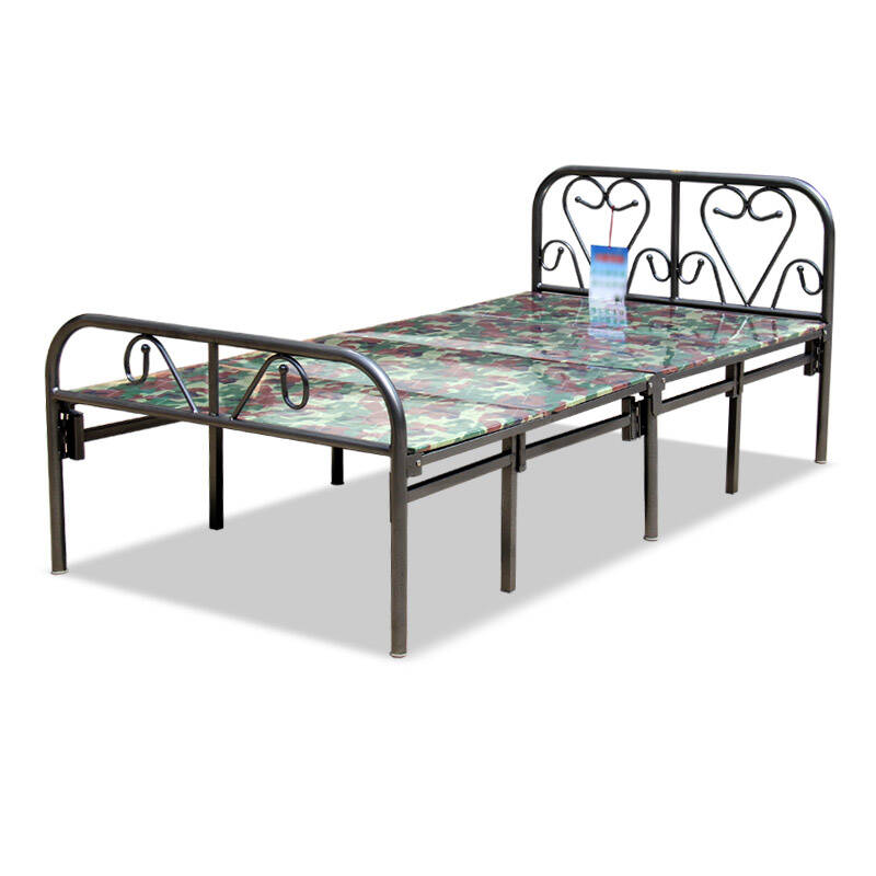 宏业昌达cd-04w四折折叠床 单人床 钢制 家用床 办公床 午休床 铁艺床