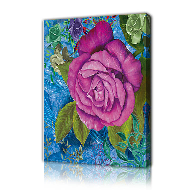 孖堡家居无框画油画单幅画 客厅现代装饰画 卧室书房餐厅壁画墙画版画