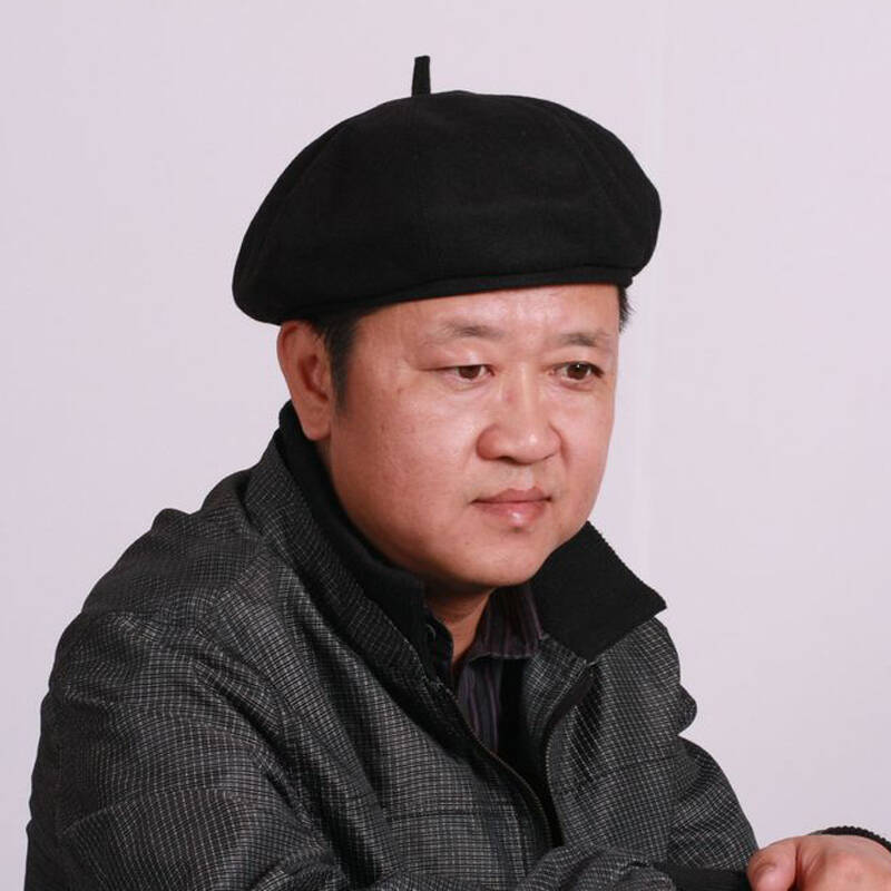 盛锡福秋冬新品男中老年老人老头帽羊毛博士帽画家帽荸荠帽八角帽 sq