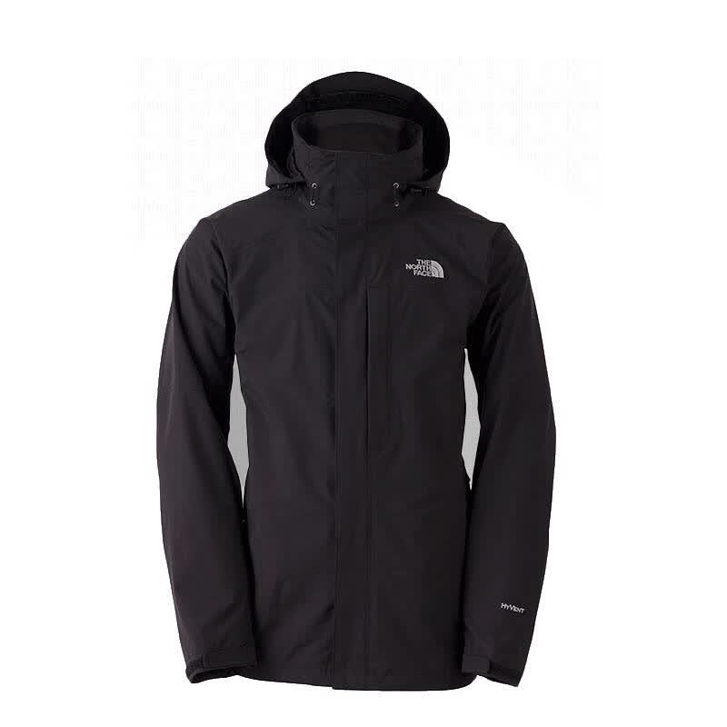 乐斯菲斯the north face/北面tnf 户外冲锋衣男硬壳防水透气保暖透气a
