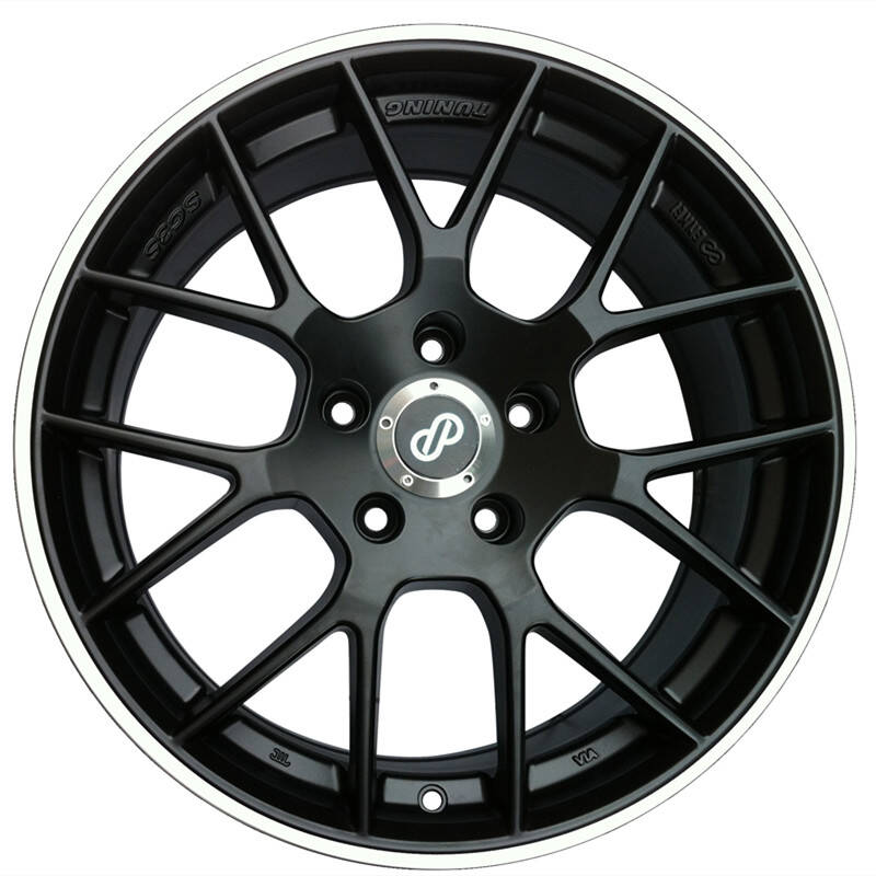 锐翊 胎铃世界enkei编号sc35网形黑色车边轮毂轮圈钢圈18寸