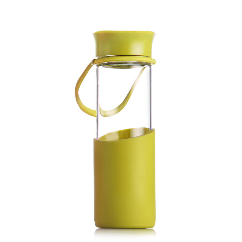 天喜tianxi便携式旅行运动玻璃水杯茶杯 tbl20-500 绿色500ml