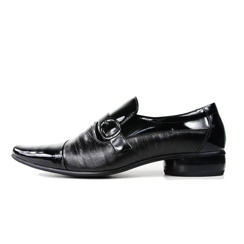 查理2012新款商务男鞋 正装男士皮鞋 c12593 黑 41