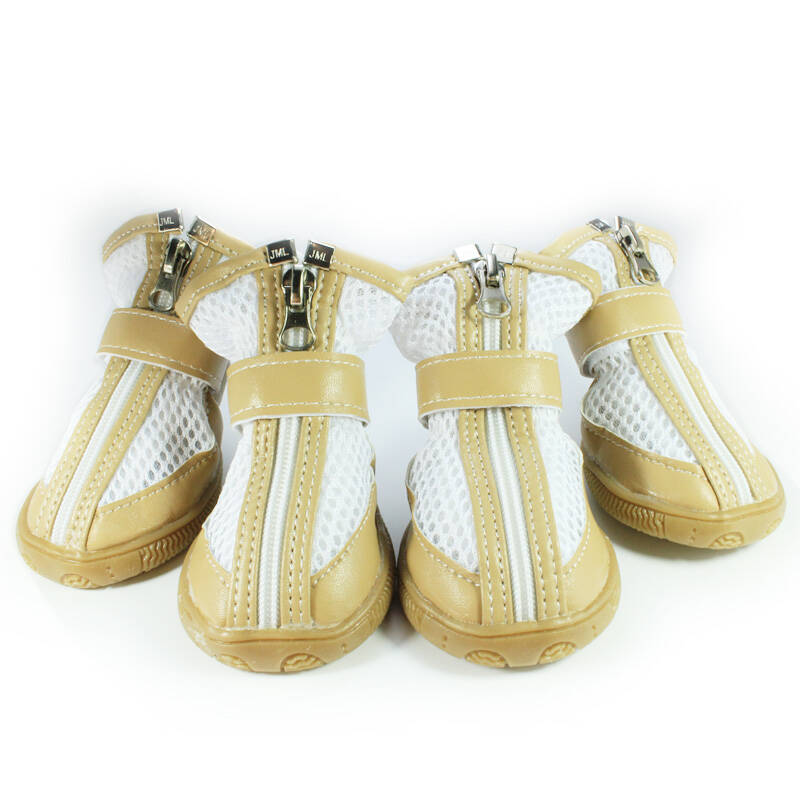 佳美乐宠物鞋子狗狗鞋子 简约网眼防滑小狗鞋子 贵宾鞋 黑色 2