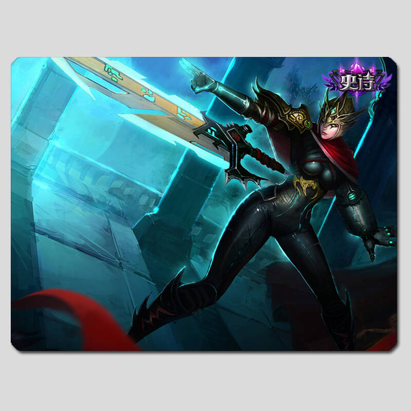 游戏周边 英雄联盟 lol 放逐之刃锐雯血色精锐皮肤 精品鼠标垫 超大