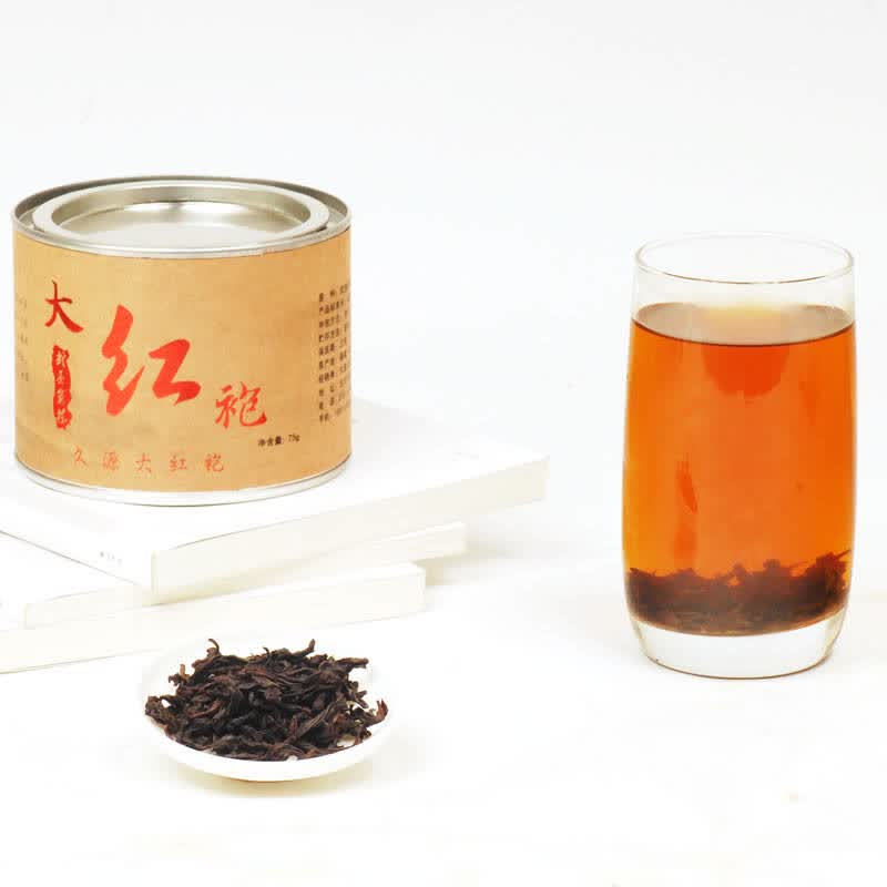 七步茶 武夷山岩茶大红袍 一级 乌龙茶叶 罐装75g