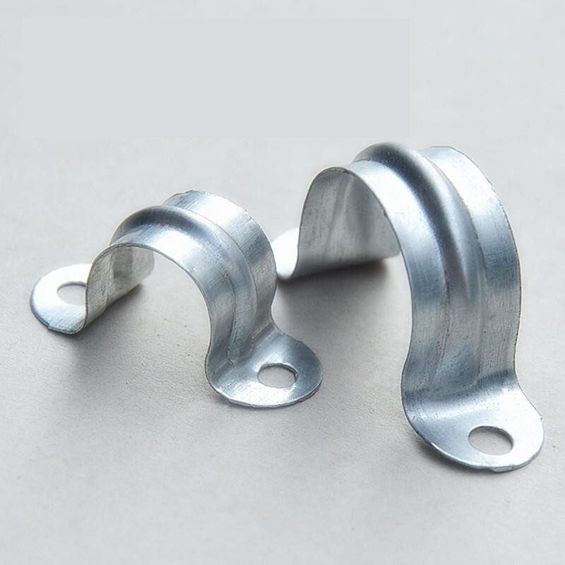 佳楚镀锌铁骑马卡固定扣铁皮卡16卡外径16毫米管200只