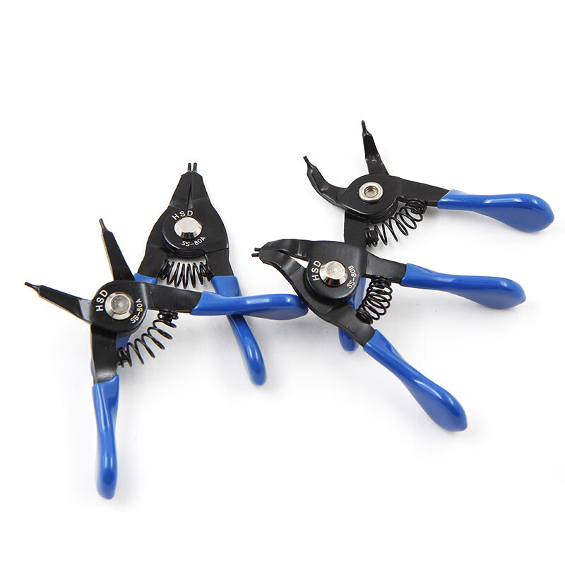 内弯外直中宝超细超小3寸卡簧钳挡圈钳弹簧钳内外卡sb80a孔用直头内卡