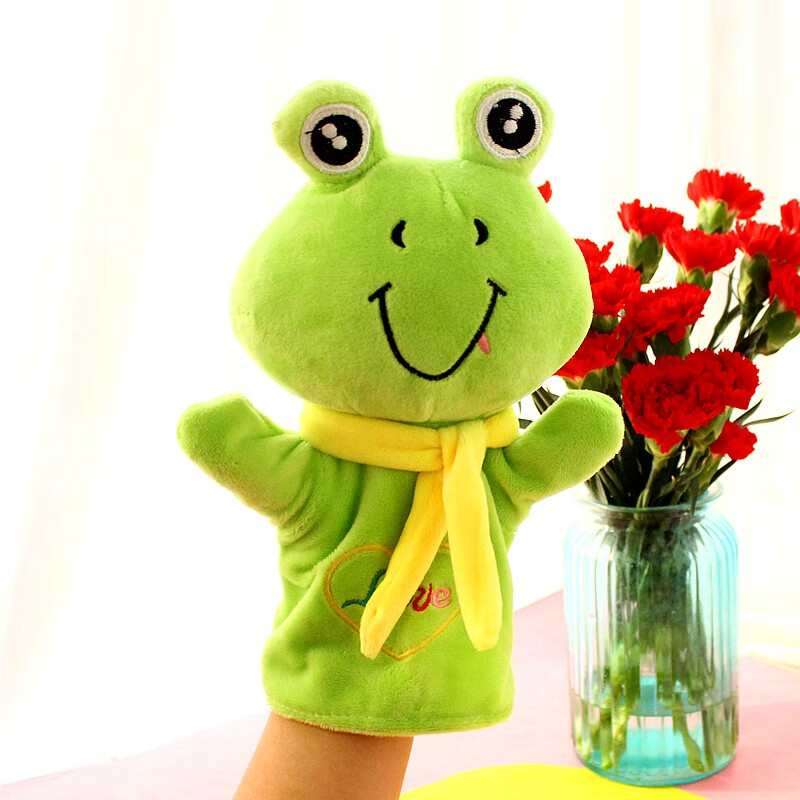 指偶玩具卡通动物手偶毛绒玩具手套娃娃幼儿园表演讲故事套手指偶公仔