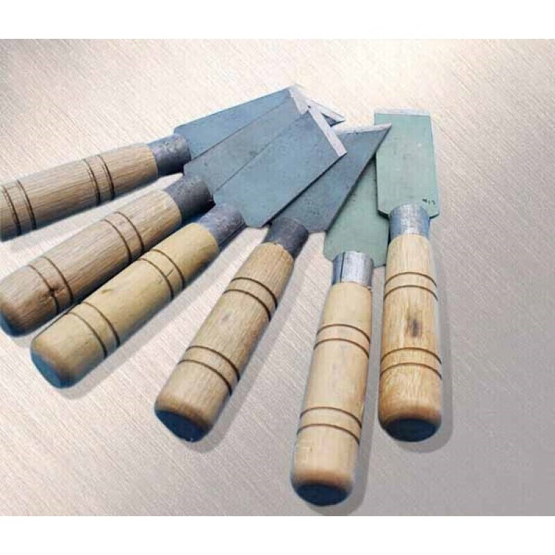 定制适用木工铲刀自制斜铲维修家具铲木头旧锯条锋钢刀木工铲刀diy