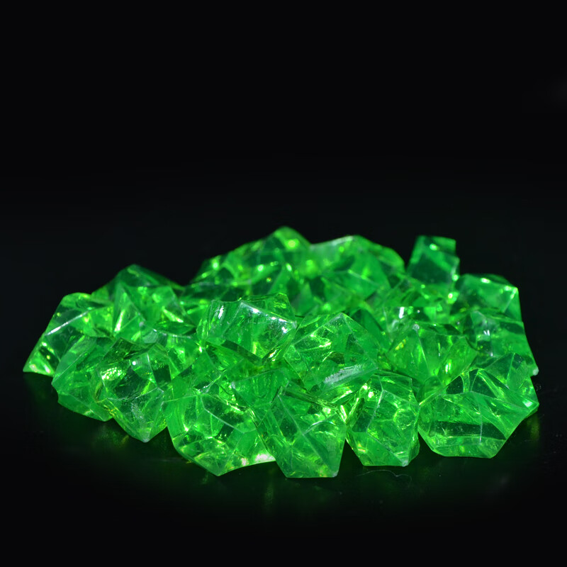 巧艺 水晶石头鱼缸盆栽造景七彩色小石子水培彩色花瓶装饰小彩石