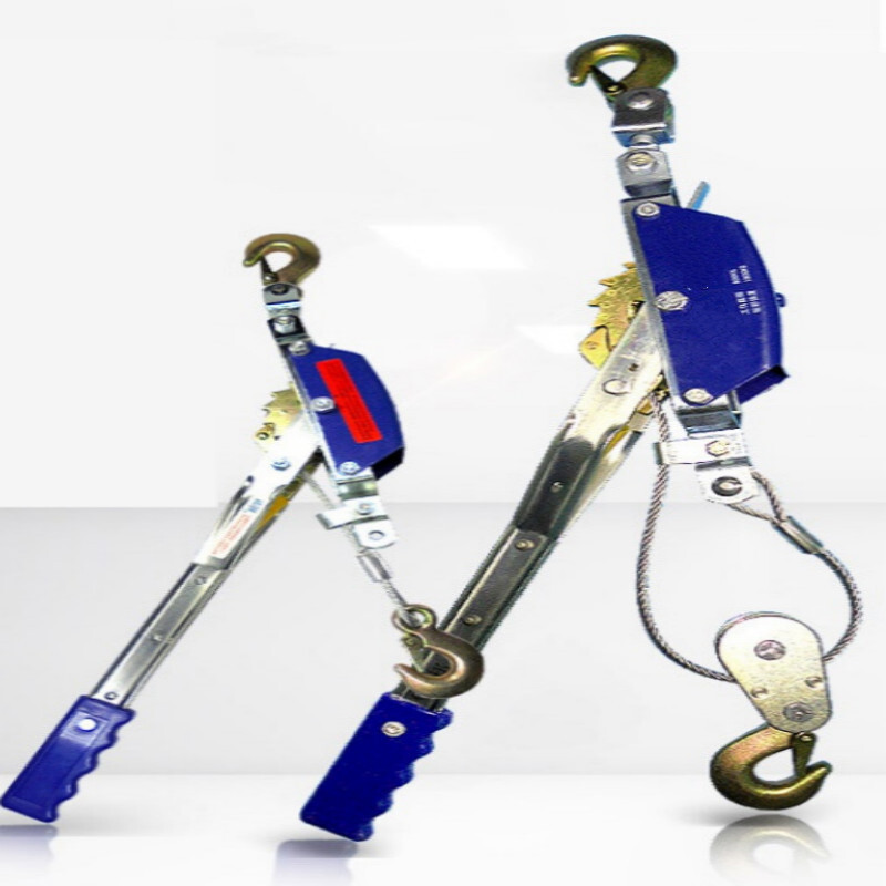 功能双钩紧线器钢丝绳拉紧器钳机收紧器电力电工棘轮拉线器 品牌邦强4