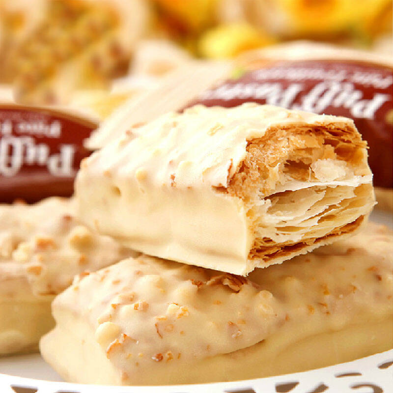 宏亚77松塔 蜜兰诺巧克力酥塔 千层酥饼干进口食品 台湾饼干蛋糕 28条