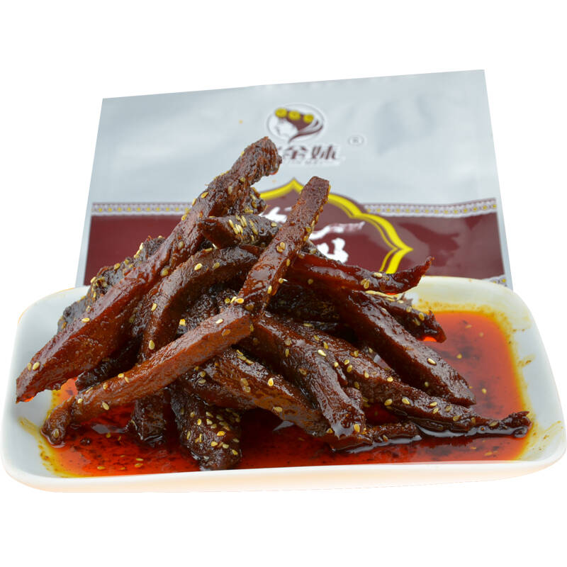 胖金妹牦牛肉干 牛肉条油淋系列 休闲食品 7种口味任 蜜汁味 100g