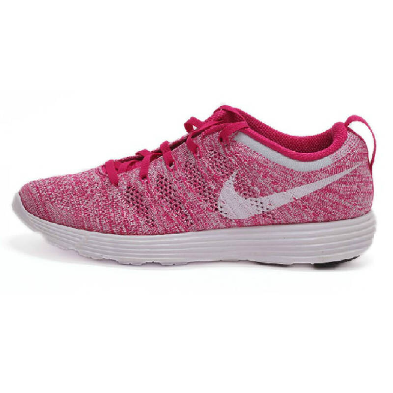 耐克女鞋 flyknit lunar1 彩虹限量版跑步鞋638426-600-001 红色