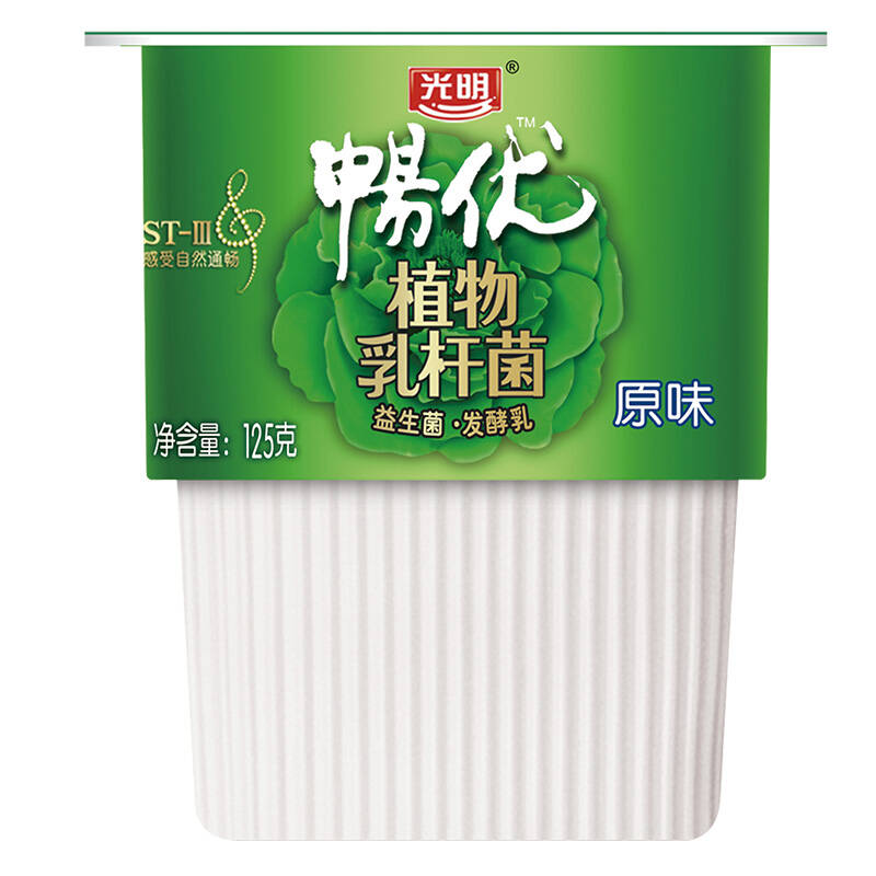 光明 畅优风味发酵乳125g*6杯*2组酸牛奶 香蕉芒果味