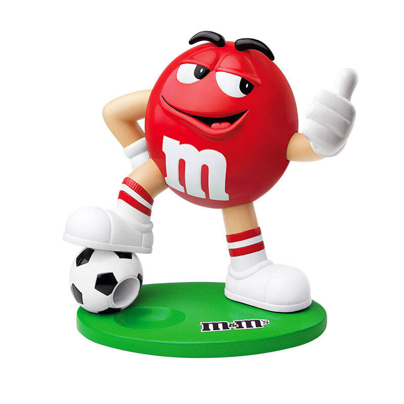 德芙巧克力 mms足球豆人机 彩豆机 mms豆 创意礼物(单拍可发货) 红豆