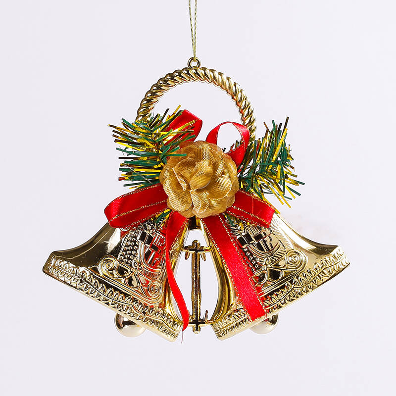 诺琪 双耳圣诞铃铛圣诞树挂件礼物大号 圣诞节装饰品30g