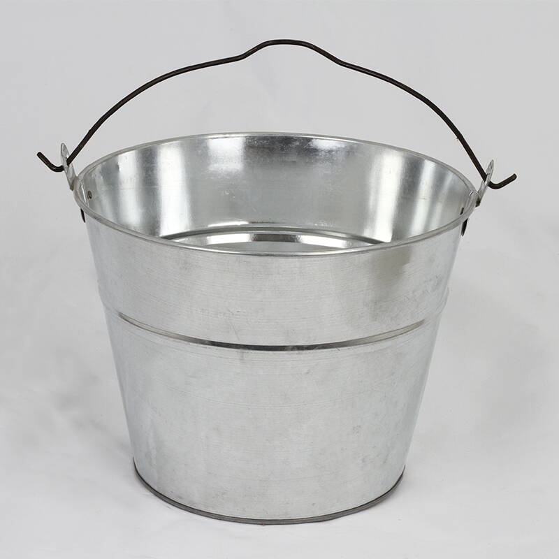 瑞帝白铁皮水桶提水桶垃圾桶提饭桶储水桶 锥形桶